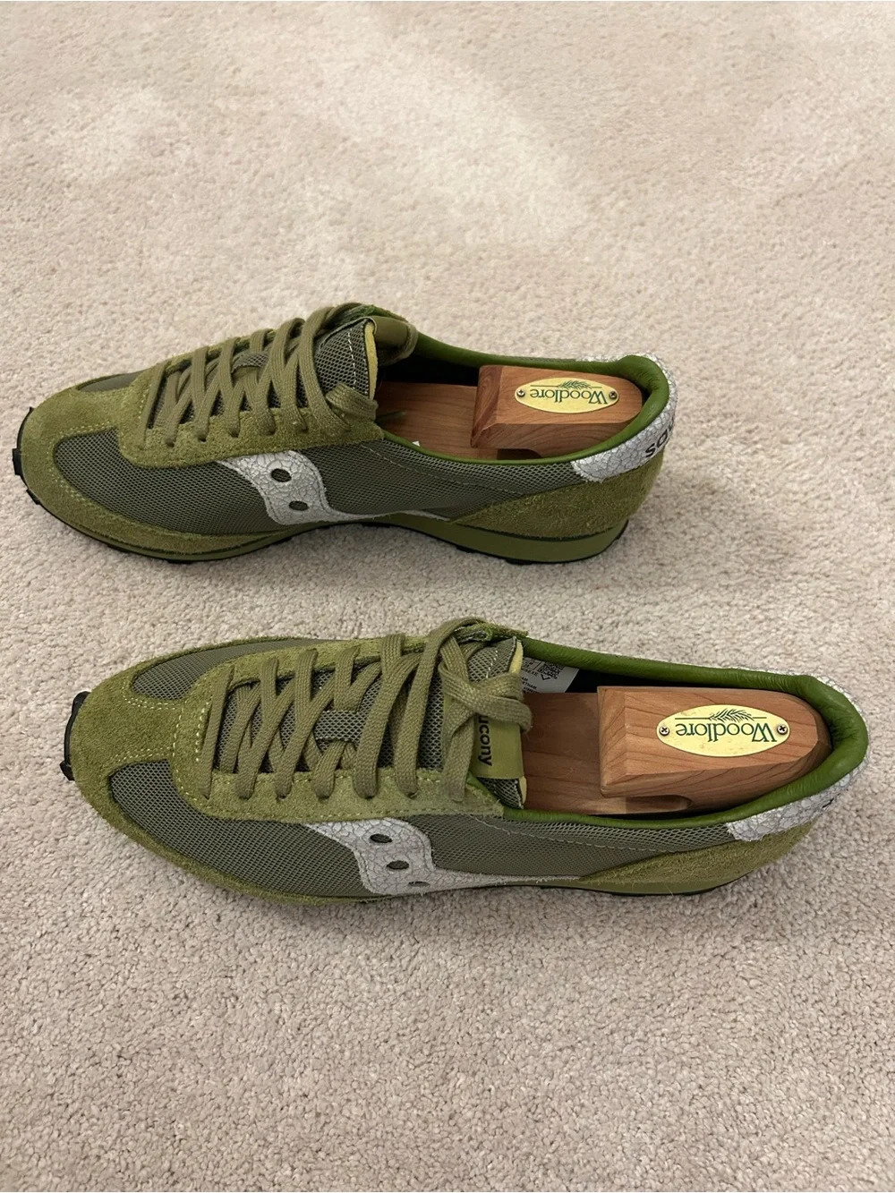 Saucony Silo Gripper S in Caramom and Pine